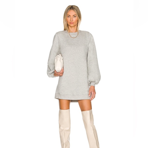 Lovers + Friends Dresses & Skirts - Lovers and Friends Jessa Sweatshirt Dress Charcoal Size Small